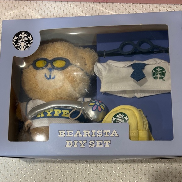 Starbucks Accessories - Starbucks Bearista DIY Set - Cream and Blue
